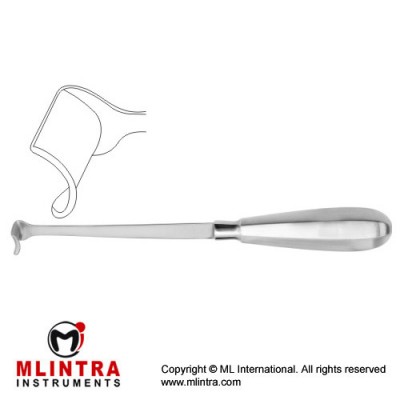 Ross Aorta Retractor Flexible Shaft - Fig. 3 Stainless Steel, 25.5 cm - 10"